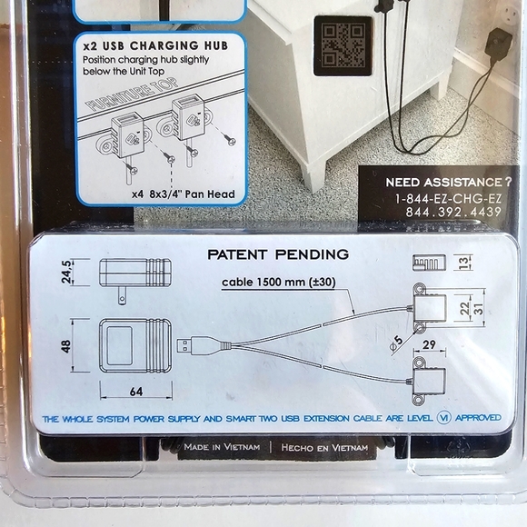 2 Port USB Charger EZ Collection Intelligent Charging System 4 FD-B NEW Sealed - Picture 8 of 9